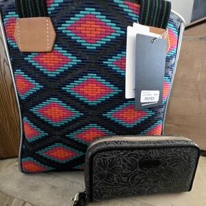 Consuela Glittery Interior Tote